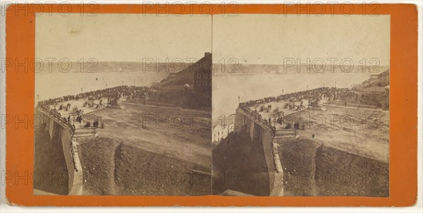 Durham Terrace, from the top of the Post Office; L.P. Vallée, Canadian, 1837 - 1905, active Quebéc, Canada, 1865 - 1875