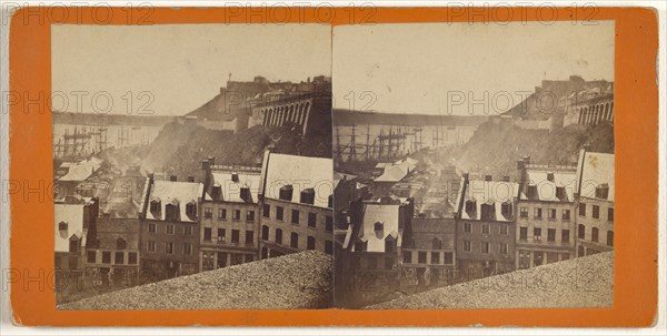 Citadel and Durham Terrace; L.P. Vallée, Canadian, 1837 - 1905, active Quebéc, Canada, 1865 - 1875; Albumen silver print