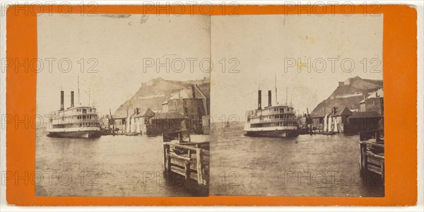 Citadel, Montreal Boat; L.P. Vallée, Canadian, 1837 - 1905, active Quebéc, Canada, 1865 - 1873; Albumen silver print