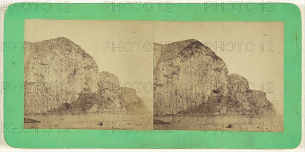 Cape Trinity on River Saguenay, 1800 feet high; L.P. Vallée, Canadian, 1837 - 1905, active Quebéc, Canada, 1865 - 1873; Albumen