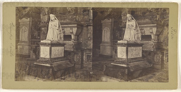 Pisa, Interior, Santo Campo; Enrico Van Lint, Italian, active Pisa, Italy 1850s - 1870s, about 1865; Albumen silver print