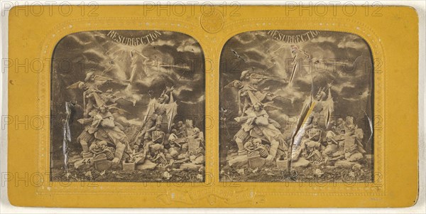 Resurrection; Adolphe Block, French, 1829 - about 1900, 1860s; Hand-colored Albumen silver print