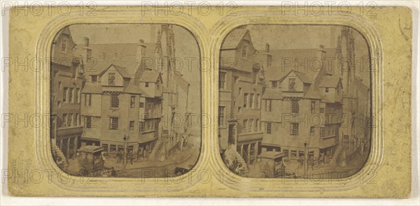 Edinburgh, John Knox's House, High St; John Lennie, Scottish, active Edinburgh, Scotland 1860s - 1900s, 1855 - 1865