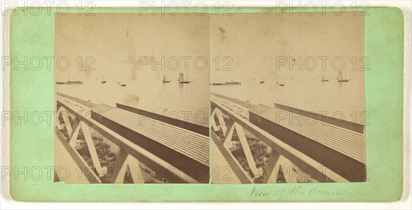 View of the Ocean,View at Wesleyan Grove Camp Ground, Martha's Vineyard; Joseph W. Warren, American, active 1870s, 1870s