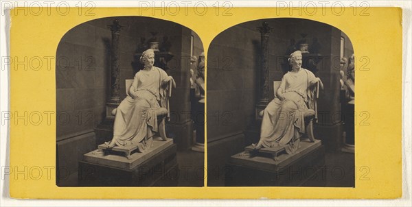 Madame Mere, Mother of Napoleon. - Canova; J.A. Warwick, British, active 1850s - 1860s, 1857 - 1860; Albumen silver print