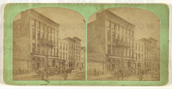 French Street, South of Fifth, Erie, Pennsylvania; F.J. Weber, American, active 1870s, 1870s; Albumen silver print