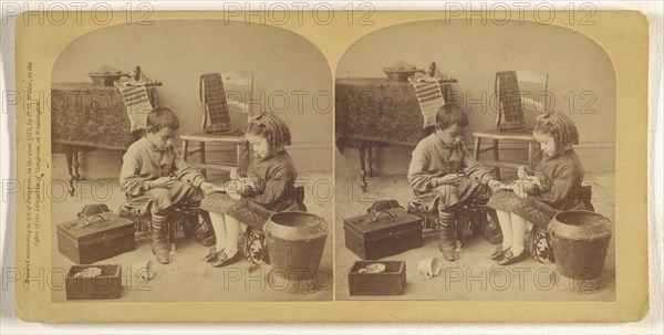 A Doubtful Case; Franklin G. Weller, American, 1833 - 1877, 1872; Albumen silver print