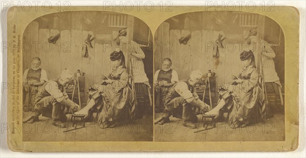 Jealousy; Franklin G. Weller, American, 1833 - 1877, 1871; Albumen silver print