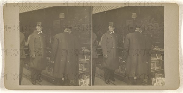 Cap Russell, Albany Fire department; Julius M. Wendt, American, active 1900s - 1910s, 1900s; Gelatin silver print