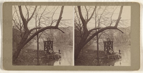 View along the Kenwood Creek. Albany, N.Y; Julius M. Wendt, American, active 1900s - 1910s, about 1903; Gelatin silver print