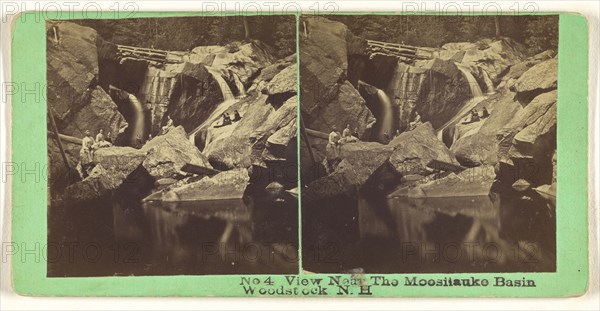 View Near The Moosilauke Basin Woodstock N.H; F.J. Young, American, active New Hampshire 1870s, about 1870; Albumen silver