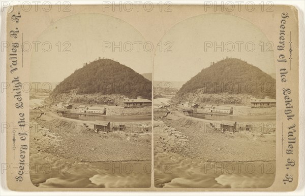Bear Mountain, from Prospect Rock; James Zellner, American, active Pennsylvania 1870s - 1880s, about 1875; Albumen silver print