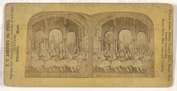 Robert Le Diable 2eme Acte Scene VI; French; about 1860; Albumen silver print