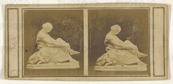 Sapho, sic, Pradier; about 1865; Albumen silver print