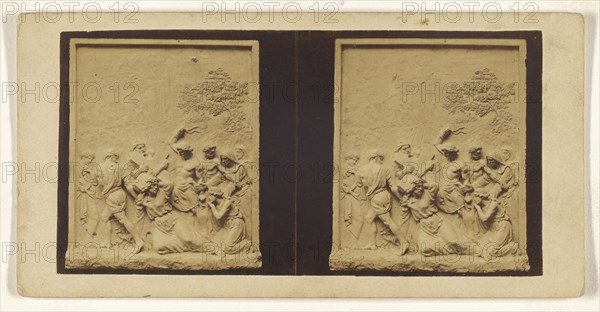 3 ee Station. Jesus tombe sous de la cruisse; French; about 1860; Albumen silver print