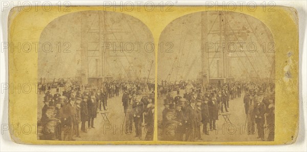 General View of the Deck, from the Stern. The Great Eastern; about 1860; Albumen silver print