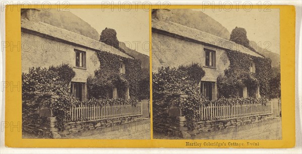 Hartley Coleridge's Cottage, Rydal; British; about 1860; Albumen silver print