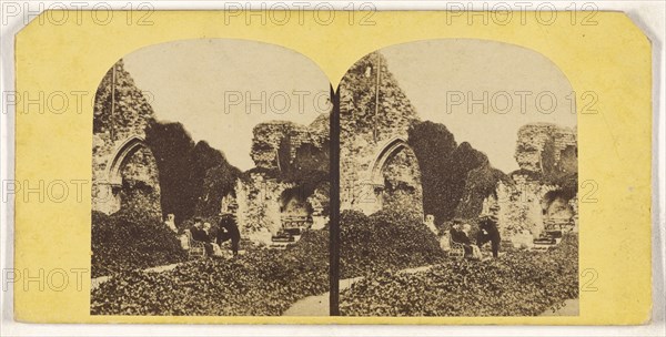 Hastings. The Castle, showing the side Chapel; British; about 1860; Albumen silver print