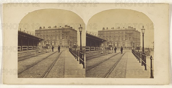 Dover, Lord Warden Hotel; British; about 1860; Albumen silver print