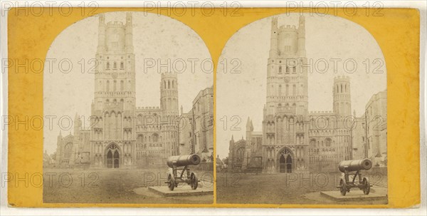 Ely Cathedral - West Front; British; about 1860; Albumen silver print