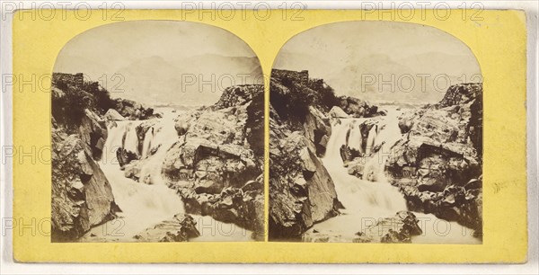 On the Broad to the Mines, Coniston; British; about 1860; Albumen silver print