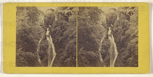 Falls of Corrymulzie, Braemar; British; about 1865; Albumen silver print