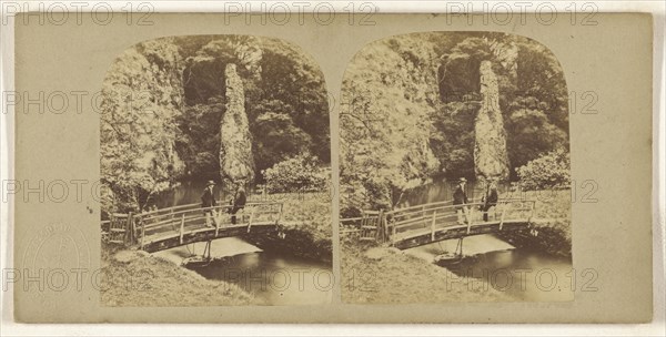 Pike Pool, River Dove, Derbyshire; British; about 1865; Albumen silver print
