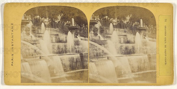 Grandes Eaux de Saint-Cloud; French; 1860s; Albumen silver print