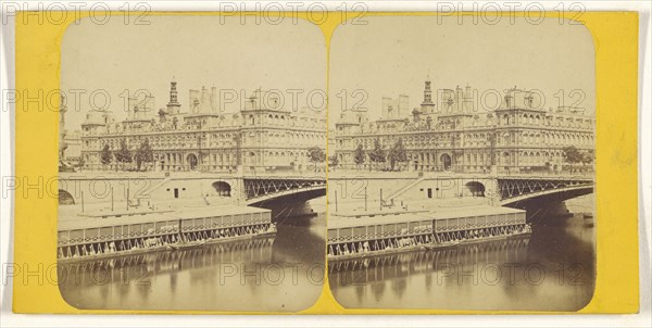 Hotel de Ville; French; 1860s; Albumen silver print