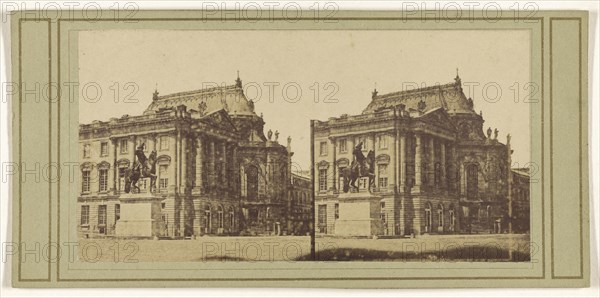 Louis XIV. Versailles; French; about 1860; Albumen silver print