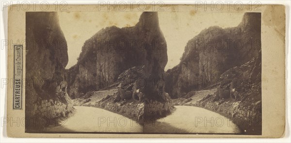 Chartreuse. Gorges de Crosset. No. 1; French; about 1865; Albumen silver print