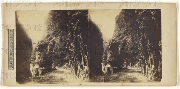 Chartreuse. Entree du Desert; French; about 1865; Albumen silver print