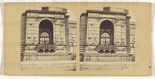 le louvre. Paris; French; about 1865; Albumen silver print