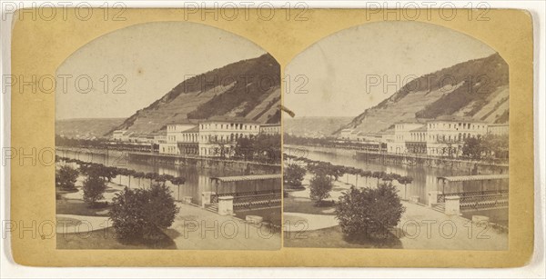 City of Bad Ems, Germany; German; about 1870; Albumen silver print
