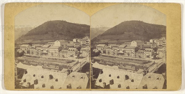 City of Bad Ems, Germany; German; about 1870; Albumen silver print