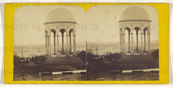 Panorama de Wiesbaden; German; about 1870; Albumen silver print