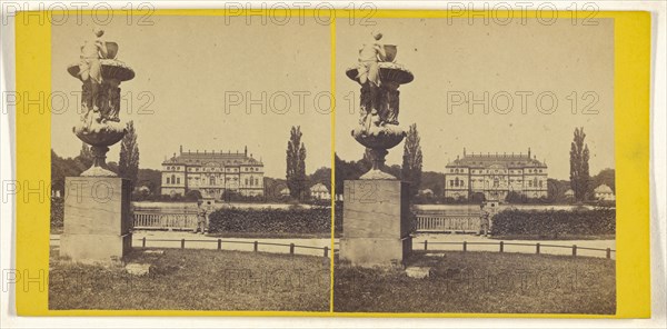 Grober garten, Dresden; German; about 1870; Albumen silver print