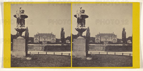 Grober Garten, Dresden; German; about 1870; Albumen silver print