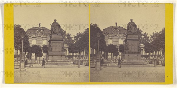 Zwinger, Dresden; German; about 1870; Albumen silver print