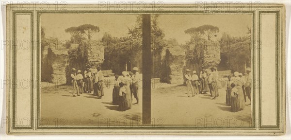Ponte Rosso, Naples, Italian; about 1865; Albumen silver print