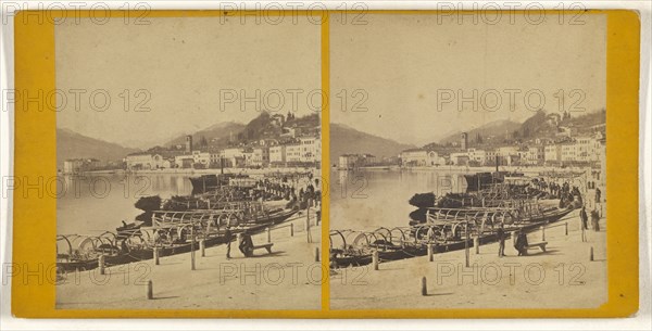 Lugano; Italian; about 1865; Albumen silver print
