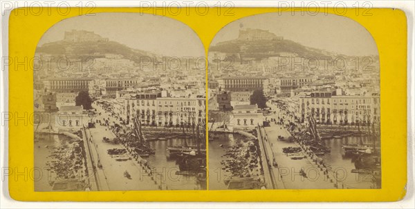 Vue de Naples. Italie; Italian; about 1865; Albumen silver print