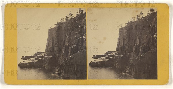 Otter Cliffs, Maine; American; 1870s; Albumen silver print