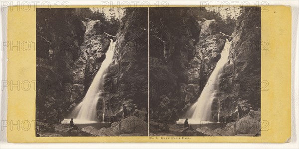 Glen Ellis Fall; John P. Soule, American, 1827 - 1904, about 1871; Albumen silver print