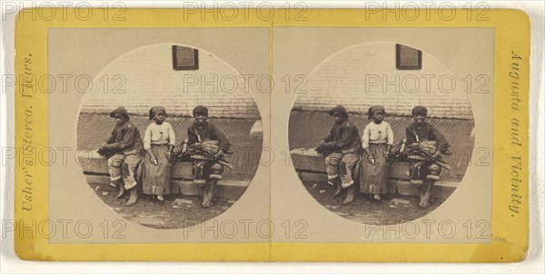 Light Wood Sellers; John Usher, Jr., American, active 1870s - 1900s, about 1870; Albumen silver print