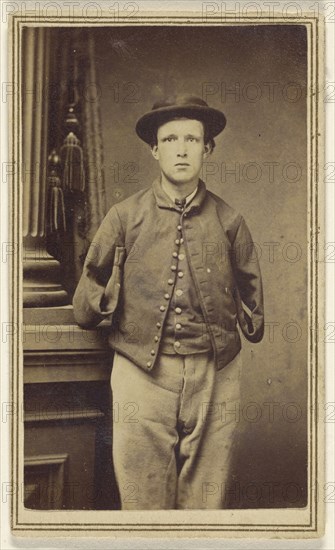 Wounded Drummer Boy; William S. Pendleton, American, active 1930s, about 1865; Albumen silver print