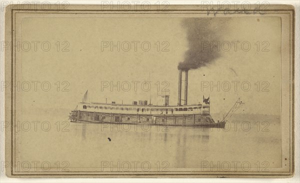 Riverboat Nymph; Andrew David Lytle, Sr., American, 1834 - 1917, active Baton Rouge, Louisiana, about 1862; Albumen silver