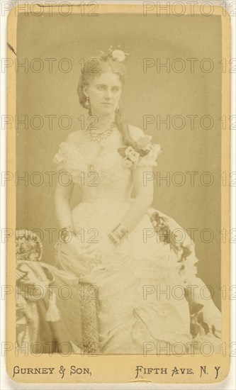 Mrs. Nilsson; Jeremiah Gurney & Son; 1860s; Albumen silver print