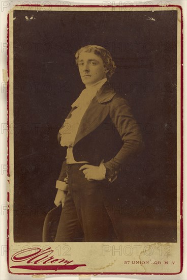 actor, standing; Napoleon Sarony, American, born Canada, 1821 - 1896, about 1885; Albumen silver print