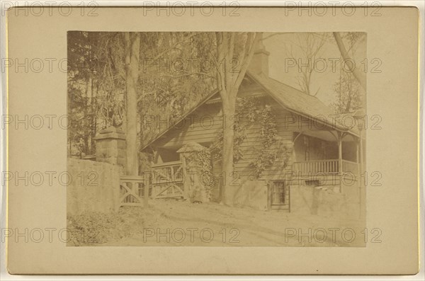 Lodge - Silverspring New Jersey; American; about 1885; Albumen silver print